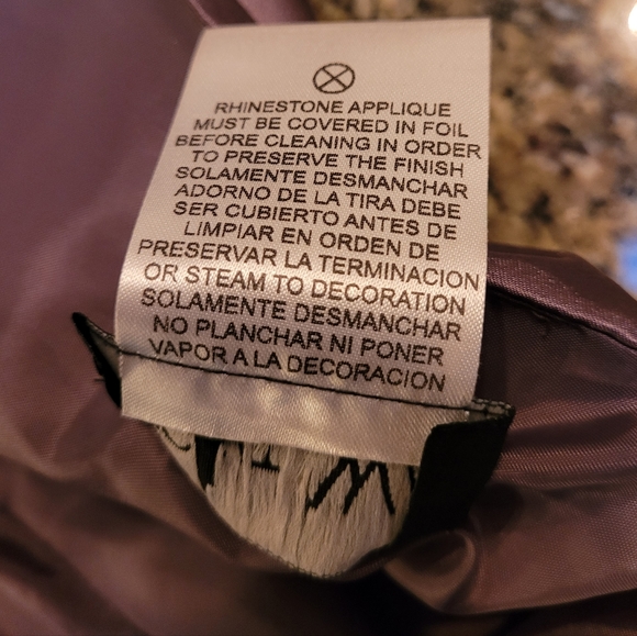 Nightway Collections Grey Gown with Trail - Picture 5 of 12